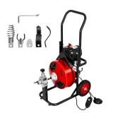 390 W-os, 23 m-es MSW-DRAIN CLEAN 23E elektromos spirálcsatornatisztító + fejek 2