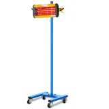 Lampa cu infraroșu IR-DRYER1000 de 1100 W pentru uscarea vopselei, pe trepied 2