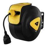 Automatikus, falra szerelhető kábeldob hosszabbító kábellel, AC230V / 10A / 50Hz, 11,5 m hosszú 5