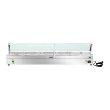 Bemar vízmelegítő csapokkal és üvegfedéllel 2200 W 30 l + 5 db GN1/2 edény 3