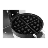Rotacijski aparat za vafle za okrugle vafle veličine četvrt dolara, promjer 18 cm, 1300 W, RCWM-1300-RE 5