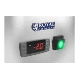 4 ajtós hűtőasztal rozsdamentes acél munkalapokkal, -2–8 °C, 450 l 5