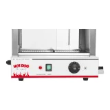 Fűtött vitrin akár 200 hot doghoz, 50 zsemléhez, 2000 W Royal Catering RCHW 2000 4