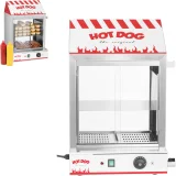 Fűtött vitrin akár 200 hot doghoz, 50 zsemléhez, 2000 W Royal Catering RCHW 2000 2