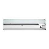 Hűtőbővítmény üvegfedéllel 9x GN1/4 180 cm 3