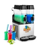 Granitor adagoló, jégkása- és granita-készítő gép, dupla 2x 12 l 2