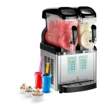 Granitor adagoló, jégkása-, granita- és fagylaltkészítő gép, dupla 2x 6 l 4