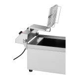 Állítható elektromos ipari fritőz leeresztő szeleppel, 230 V, 3500 W, 16 l 5