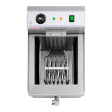 Állítható elektromos ipari fritőz leeresztő szeleppel, 230 V, 3500 W, 16 l 6