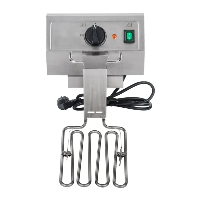Kettős elektromos sütő leeresztőcsapokkal, EGO termosztáttal, 2x8 l