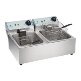 2x5 l-es dupla elektromos fritőz 2