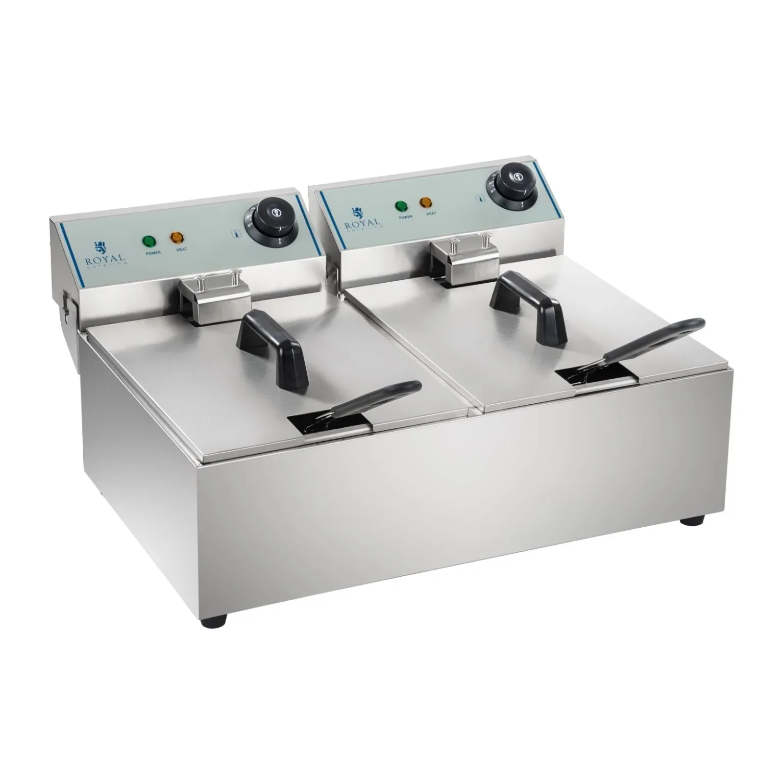 2x5 l-es dupla elektromos fritőz