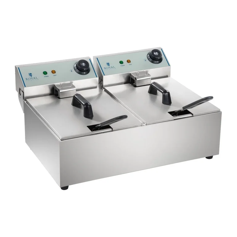 2x5 l-es dupla elektromos fritőz