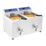 Royal Catering 7000 W-os, 230 V-os dupla indukciós sütő 2x 10 l 4