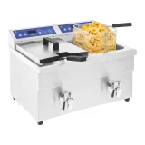Royal Catering 7000 W-os, 230 V-os dupla indukciós sütő 2x 10 l 5