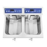 Royal Catering 7000 W-os, 230 V-os dupla indukciós sütő 2x 10 l 8