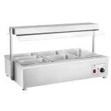 Száraz vízfürdő, víz nélkül, szabadon álló, 6 x GN 150 mm, 55 l, Royal Catering 6