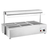 Száraz vízfürdő, víz nélkül, szabadon álló, 6 x GN 150 mm, 55 l, Royal Catering 7