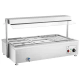 Royal Catering 6 x GN 150 mm-es, 55 literes, csapokkal ellátott, szabadon álló vízfürdő 2