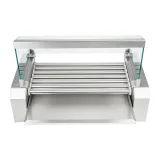 Fedeles hengeres grill, hot dog melegítő, 7 henger 2