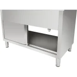 Chiuvetă de bucătărie din oțel inoxidabil, lățime 120 cm 4