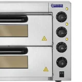 Profesionalna dvostruka pizza pećnica 2 x 40 cm 3000 W 230 V Royal Catering 5
