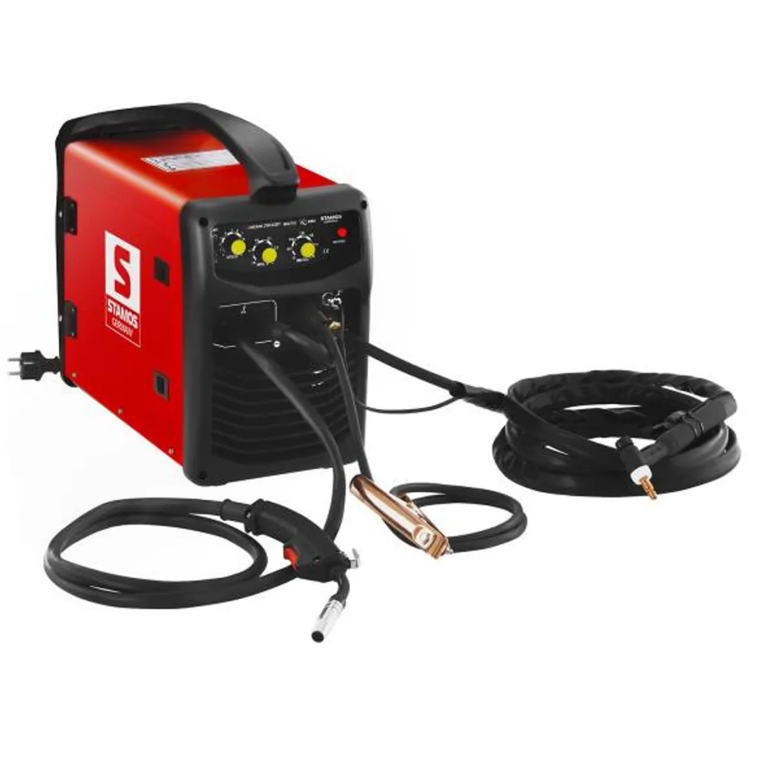 Stamos Germany 250A IGBT MIG/MAG MMA TIG félautomata hegesztőgép + 5 kg huzal
