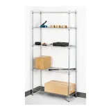 Áttört drótos tárolóállvány, szürke, 180x90x35 cm, max. 150 kg 7