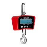 Távirányítós függesztett kampós mérleg, 1 tonnáig, 1T, LCD, piros 2