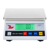 SBS-LW-10000A precíziós mérleg, LCD, pontosság 0,1 g – 10 kg 3