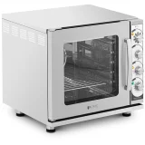 Konvekciós sütő grill- és gőzfunkcióval, 4 szint, rozsdamentes acél, 3000 W, OLASZORSZÁG
