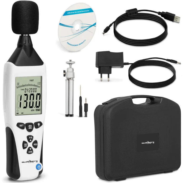 Digitális hangszintmérő, decibelmérő 30–130 dB