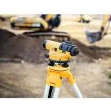 Nivelă optică cu auto-nivelare, cu trepied și nivelă cu bulă - mărire 32x, diametru 38 mm 4