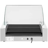 Üvegfedeles hengeres grill 11T teflon hengerekkel ellátott hengeres grill 6