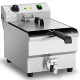 Állítható elektromos sütő leeresztőcsappal, 230 V, 3200 W, 13 l 2