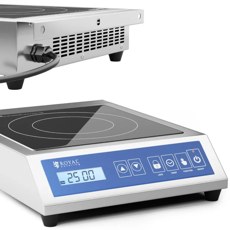 Hordozható indukciós főzőlap, 1 főzőzóna, 28 cm átmérő, LCD, 3500 W