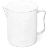 500 ml-es, skálázott műanyag laboratóriumi mérőpohár - 10 db. 2