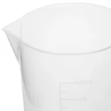 500 ml-es, skálázott műanyag laboratóriumi mérőpohár - 10 db. 3
