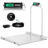 Cântar de platformă pentru depozit 100 x 95 cm LCD RS232 300 kg / 100 g