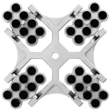 Vízszintes rotor laboratóriumi centrifugához - 32 db 10 ml-es adapter 4