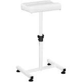 Szépségápolási lábtartó pedikűrhöz, magassága 75 cm-ig állítható, teherbírása 80 kg - fehér 3