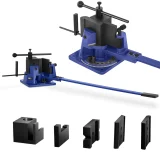 Mașină manuală de îndoit tablă cu raportor, lățime 100 mm, OȚEL