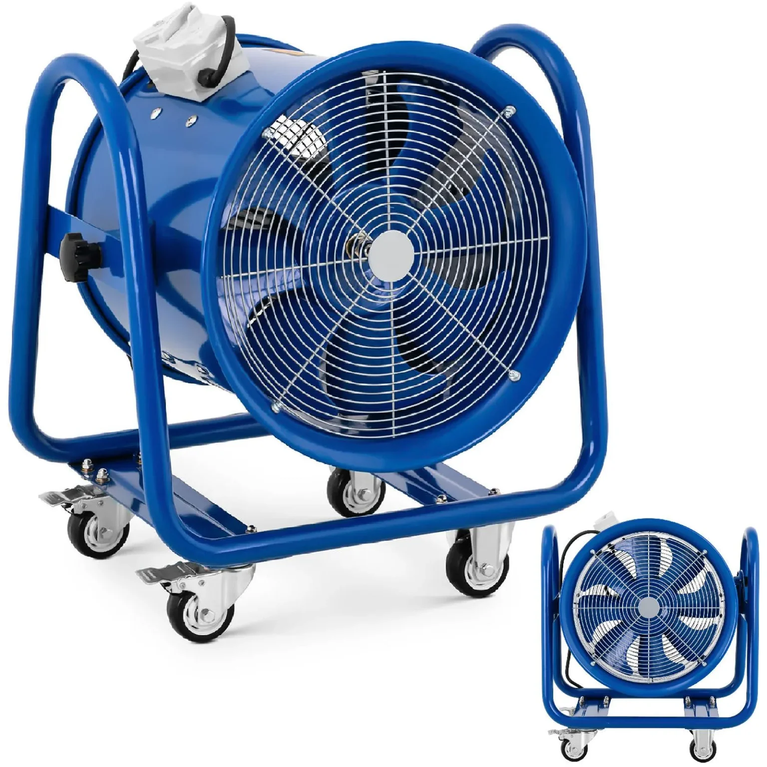 Ventilator industrial axial de 1100 W pentru răcire și circulația aerului, diametru 400 mm Ventilator industrial axial de 1100 W pentru răcire și circulația aerului, diametru 400 mm