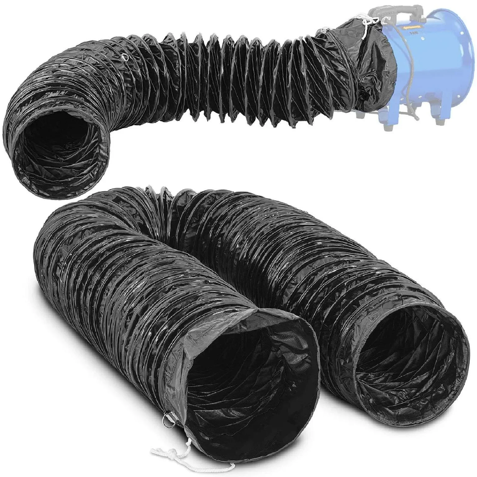Kipufogócső ipari ventilátorhoz, 300 mm átmérőjű, 10 m hosszú