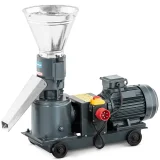 Ipari fűrészpor- és takarmánypellet-készítő gép, 100 kg/h, 120 mm átmérő 2