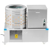 2 az 1-ben baromfi (csirke és pulyka) tolltépő és forrázó gép, dobátmérő 50 cm, 55 l, 1,5 kW 5