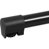 Kerek, összecsukható bárpult, 70 cm átmérőjű, 110 cm magas, fekete 3