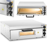 Cuptor pentru pizza cu o singură cameră și ușă din sticlă, 1 pizza, 60 cm, 230 V, 3000 W