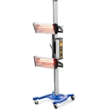 Încălzitor cu infraroșu de atelier pentru uscarea caroseriilor auto, pe trepied, 2 x 1000 W 2