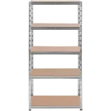 Metalna polica za pohranu, 5 polica, nosivost 875 kg, 90 x 60 x 180 cm, siva 5
